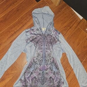 Unity World Wear Blue and Purple Hoodie